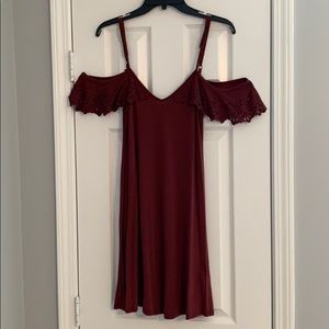 Off the shoulder tank dress